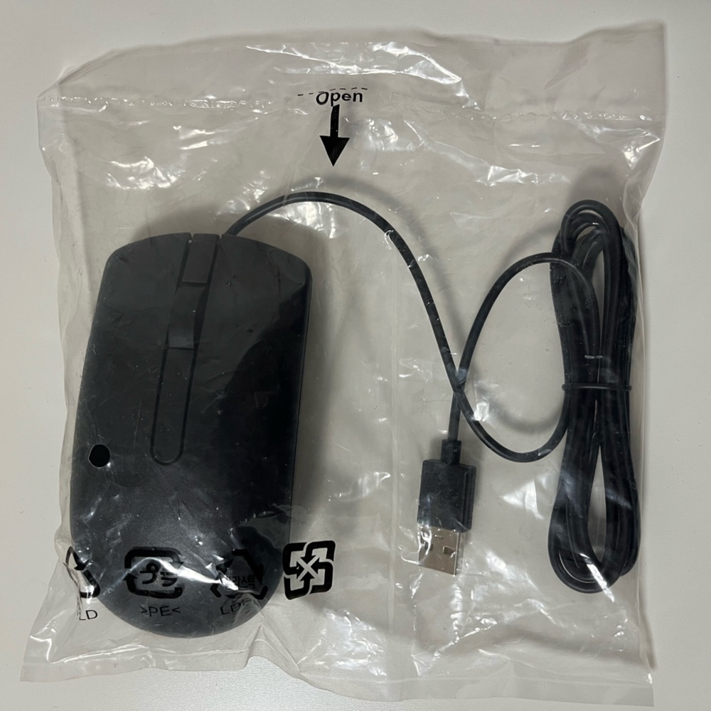 Dell MS116 DP/N 009NK2 Black USB Wired Optical Scroll Mouse